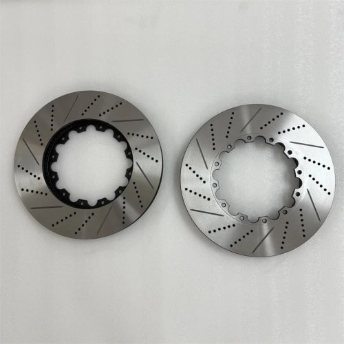 Disco Freno Auto 360x36mm Forato e Scanalato con Bordo di Posizionamento 178mm, PCD 198-12x8 per Vari Modelli di Auto