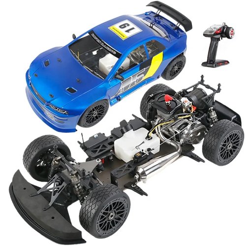 Auto RC Rofun A5 1:5 RTR – Motor a gasolina 32CC, chasis CNC de aluminio, control remoto LCD