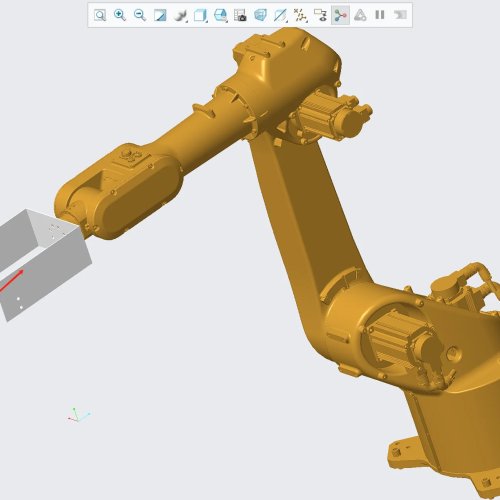 آلة قطع ولحام بالليزر بذراع روبوتي 6 محاور 1000 واط FANUC - آلة قطع ليزر ليفي صناعية