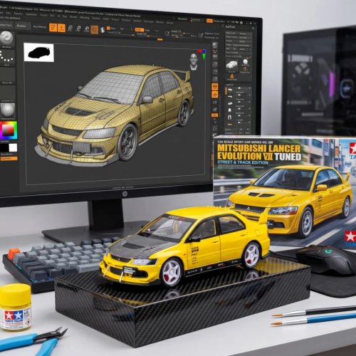Voiture miniature 1:24 Mitsubishi Lancer Evolution IX (EVO 9) CT9A WRC en métal (diecast) – modèle réduit de collection, cadeau