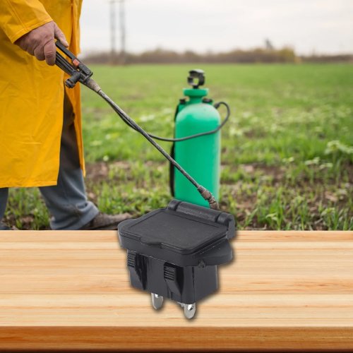Presa di ricarica 12V DC con cavo 20 cm – ricambio in plastica per presa di carica per irroratrice elettrica agricola / utensili elettrici