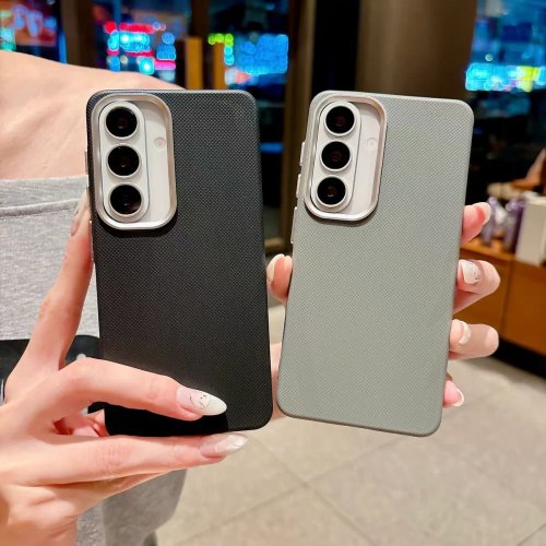 Чохол під шкіру з фактурою, м’який і протиударний для Samsung Galaxy S26 S25 S24 S23 Plus/Ultra, A57 A56 A37 A36 5G