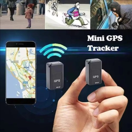 Localizador GPS Mini GF07 para Carro, Dispositivo de Rastreio GPS em Tempo Real, Magnético, SIM, Antirroubo