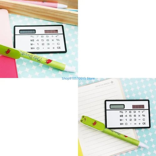 B95C Mini Solar-Taschenrechner — 8-stellige Anzeige, 8,5×5,3 cm, kompakt & portabel, Basisrechner für Büro, Schule und Geschäft