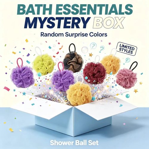 Spugna da Bagno in Rete Morbida Colore Casuale - Box Sorpresa Scrub Corpo Loofah