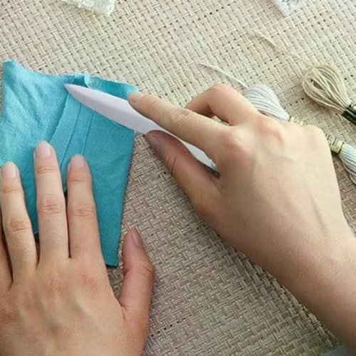 Attrezzo multifunzionale per girare punte e premere cuciture – Fornitura da cucito robusta per premere cuciture, marcare tessuti, progetti fai-da-te di arte tessile