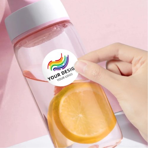 Adesivi in vinile impermeabili personalizzati — Etichette testo/logo per matrimonio, compleanno, battesimo, baby shower | Sigilli per scatole e buste, bomboniere, scrapbooking, confezioni grandi