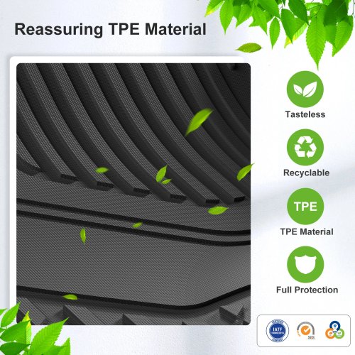 Tapetes 3D TPE impermeables para auto, personalizados