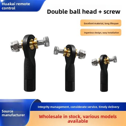 إكسسوارات نموذج طائرة ذات أجنحة ثابتة رأس كرة مزدوج مع براغي M2 M2.5 M3