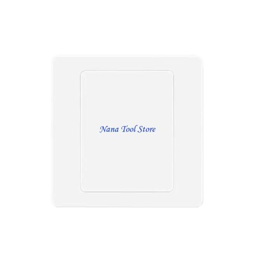 Placa decorativa tipo 86 com calha para ocultar cabos para tomada/interruptor