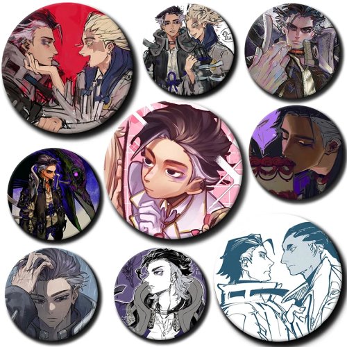 Przypinka 58 mm 'Zodyl Typhon' – Pin/anime broszka na plecak i ubrania, prezent