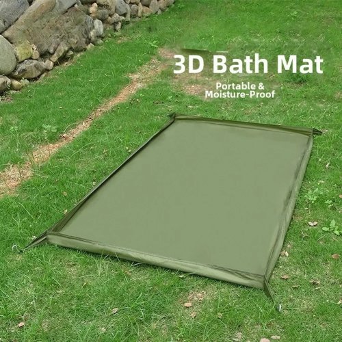 Tapete de chão impermeável, resistente à humidade e à areia, dobrável e portátil para tenda, praia e camping