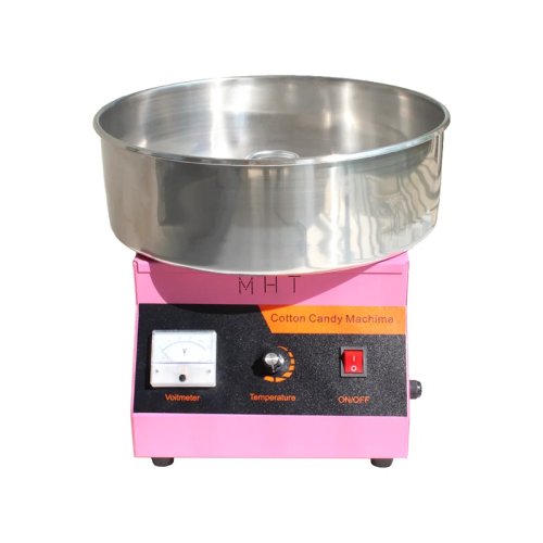 Machine à barbe à papa électrique professionnelle avec réglage de température — pour maison, fêtes et kermesses