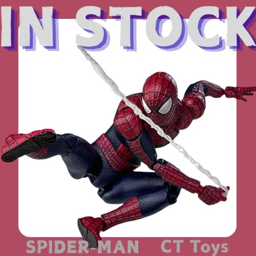Figura CT Toys Premium Comic Spider Hero - Modelo Coleccionable de Superhéroe PVC de Alto Detalle y Totalmente Articulado