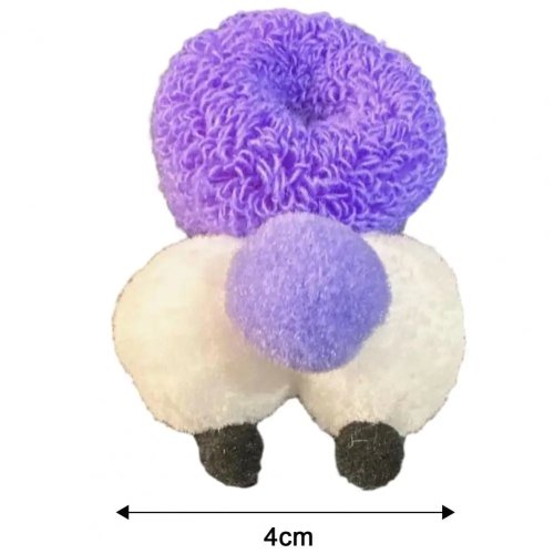 2 Piezas Ligas para Cabello Mujer - Decoración Ojos Grandes Caricatura, Alta Elasticidad Gruesa, Antideslizantes, Resistentes a Roturas, Cintas para Cola