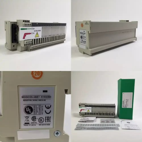 ABE7S16S2B0 Base de saída 16 canais com relés de estado sólido (SSR) para soldadura — Compatível com PLC Modicon