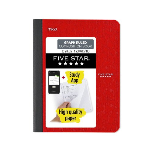 Cuaderno de Cuadrícula 80 Hojas 9.75x7.5 pulgadas: rayado cuadriculado, cubierta flexible, libre de ácido, multicolor, papelería para adultos