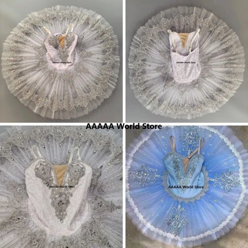 Tutu de ballet professionnel pour femme et fille — costume de scène «Le Lac des Cygnes» / tenue de danse