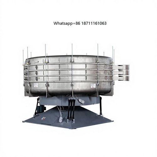 Máy sàng rung tròn có motor — máy phân loại màu hạt & sàng bột cho ngành chế biến thực phẩm, bảo hành 1 năm