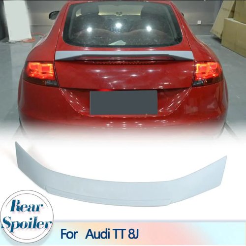 Spoiler posteriore tipo ‘lip’ in PU grigio per Audi TT 8J (2007-2012)