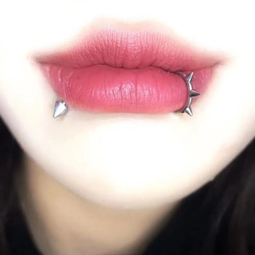 Stainless Steel Clip-On Fake Nose Ring - Non-Pierced Septum/Lip Hoop, Hip Hop Style