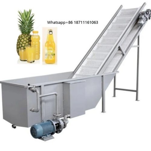Automatische Ananassaft-Produktionslinie – Komplettes Anlagen-Set zur Reinigung und Entsaftung von Ananas