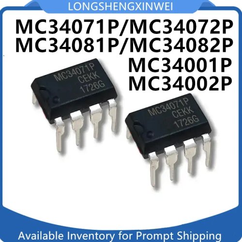 Circuito integrato DIP-8 MC34081P/MC34082/MC34071/MC34072P/MC34001/MC34002 - 1 pezzo