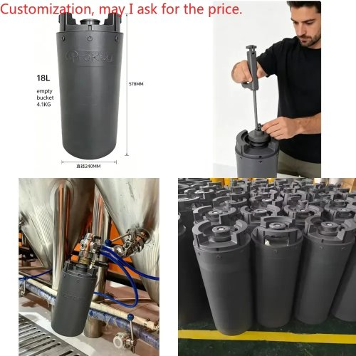 Thùng bia HDPE tái sử dụng 15/18/20/30L – Hệ thống ngăn chặn cao, bảo quản 12 tháng, thùng nhựa thân thiện môi trường