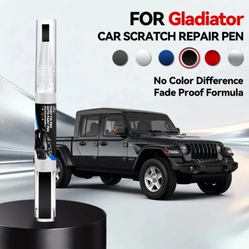 DIY Car Paint Repair Pen for Jeep Gladiator - Scratch Remover Touch Up - Black PX8 - Auto Accessories
