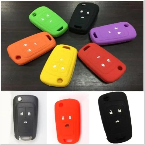 Silicone flip key cover for Opel/Vauxhall remote — fits Corsa, Astra, Vectra, Signum, Tigra, Meriva, Zafira