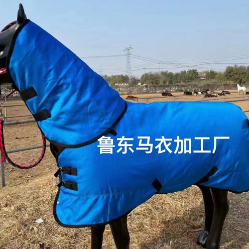 Chaqueta de caballo acolchada de invierno - Ropa protectora cálida y gruesa para caballos