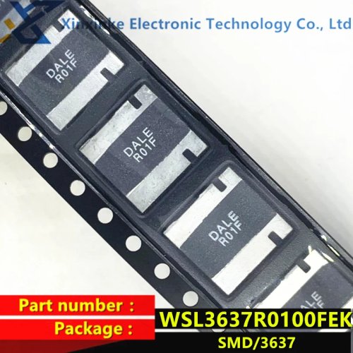 WSL3637R0100FEK ตัวต้านทานชันท์ SMD 0.01Ω 1% 3W 4 ขา สำหรับวัดกระแส