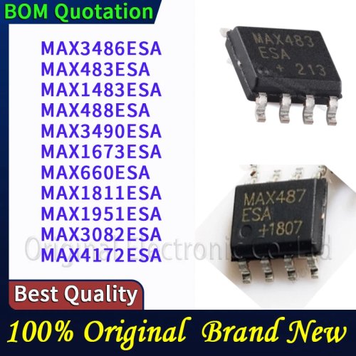 MAX3486ESA / MAX483ESA / MAX1483ESA / MAX488ESA / MAX3490ESA / MAX1673ESA / MAX660ESA / MAX1811ESA / MAX1951ESA / MAX3082ESA / MAX4172ESA - 集積回路（IC）SMDパッケージ 複数モデル