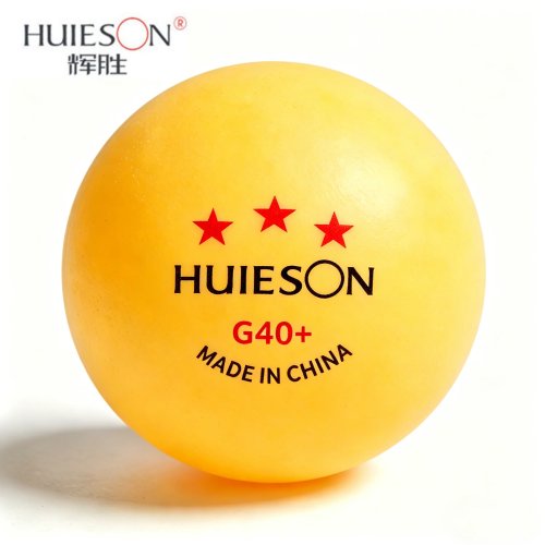 10 шт. официальные шарики для настольного тенниса Huieson из ABS, 3 звезды, 40+ мм, 2,8 г — для матчей и тренировок