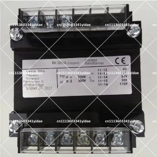 หม้อแปลงควบคุม BK-100VA 380V 220V 110V 36V 24V 12V 6V ตัวแปลงลดแรงดันไฟฟ้าหลายระดับ