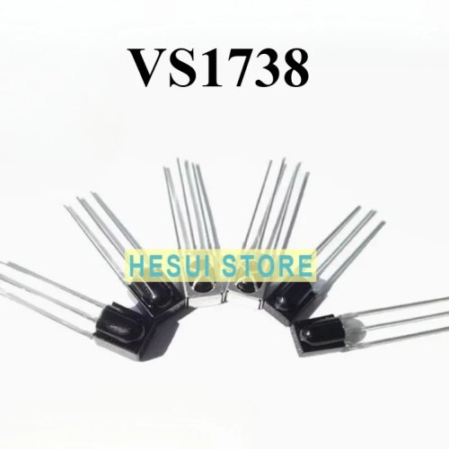 1/50PCS VS1738 Infrared Receiver for TV, Video Recorder, Audio, Air Conditioner, Car Audio