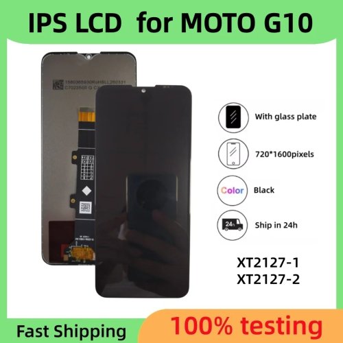 Motorola Moto G10 (XT2127 / XT2127-1 / XT2127-2) 용 교체용 IPS LCD 디스플레이 + 터치 디지타이저