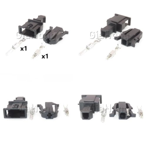 1 set - connecteur/prise capteur automobile 1 voie non étanche pour faisceau électrique — réf. 1-929595-1 / 191972701