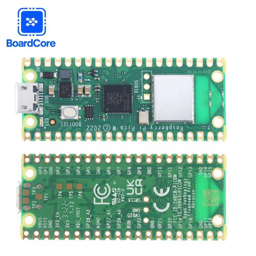 Placa de desarrollo Raspberry Pi Pico RP2040 con WiFi, microcontrolador dual‑core, inalámbrica, Micro USB