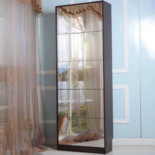 Specchio a figura intera ultra-sottile, antipolvere, ideale per ingresso, mobile porta scarpe o centro estetico — per interni