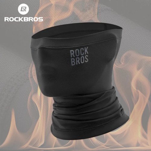 ROCKBROS Cagoule vélo hiver – Masque facial en polaire et tour de cou coupe-vent pour VTT, route, ski et randonnée