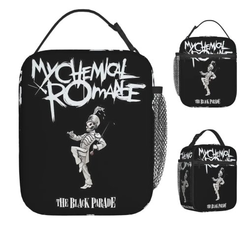 Lonchera térmica vintage "Funny Face" My Chemical Romance – bolsa Oxford portátil para adulto, ideal para picnic y trabajo