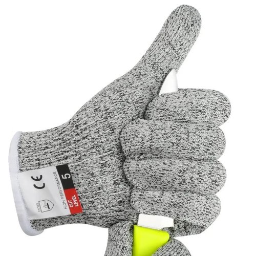 Level 5 Cut-Resistant Kitchen Gloves — High-Strength Anti-Cut Gloves for Fish & Meat Cutting