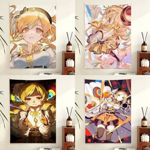 Bandera/Banner Mami Tomoe (Puella Magi Madoka Magica) — decoración de pared para dormitorio