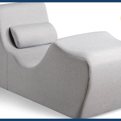 Chaise longue Lotus Zero Gravity – Poltrona reclinabile in schiuma per soggiorno, posizione ergonomica, con cuscino