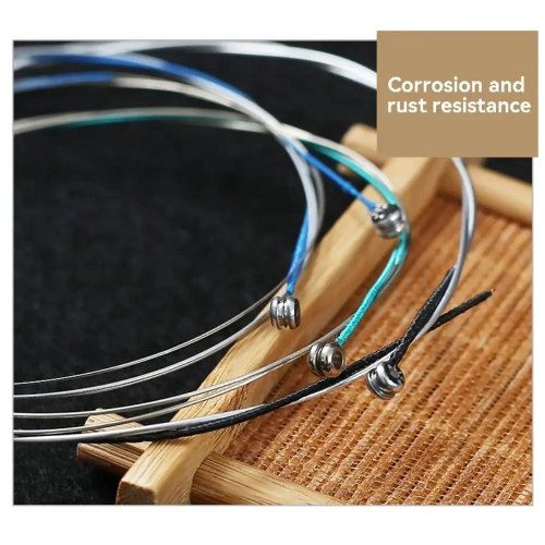 Alice nickel-wound violin strings (E A D G) — replacement set for 4/4, 3/4, 1/2, 1/4, 1/8 violins, concert fiddle strings