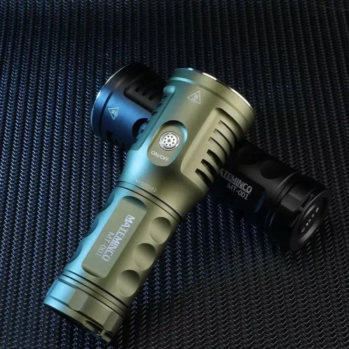 2026 Aluminium-Taschenlampe 6800 lm, Reichweite 3065 m, USB‑C wiederaufladbar, 46950 Li‑Ion Akku — Outdoor, Suche & Rettung, EDC
