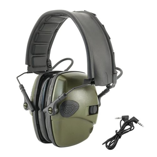 Hearangel protección auditiva electrónica con diadema — protección contra impactos para tiro, airsoft y caza