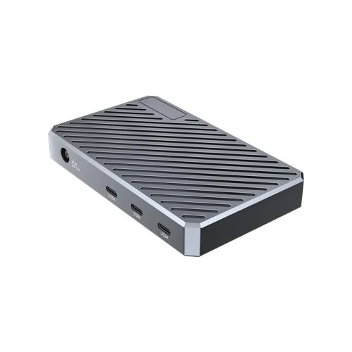 هاب USB4 4 في 1 40Gbps من Jmax، محطة توصيل مع منفذ USB-A 10Gbps و3 منافذ USB4 40Gbps