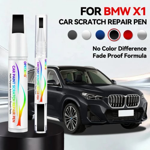 페인트 수리 브러쉬 스크래치 제거 DIY 자동차 액세서리 BMW X1 2009-2025 블랙 화이트